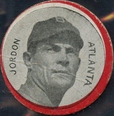 1912 Colgan's Chips Red Borders Tim Jordon #101 Baseball Card