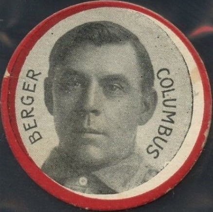 1912 Colgan's Chips Red Borders Heinie Berger #22 Baseball Card