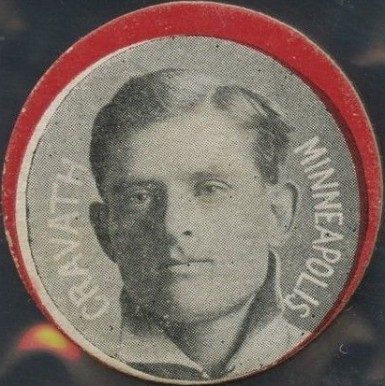 1912 Colgan's Chips Red Borders Gavvy Cravath # Baseball Card
