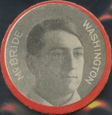 1912 Colgan's Chips Red Borders George McBride #126 Baseball Card