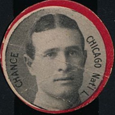 1912 Colgan's Chips Red Borders Frank Chance #35 Baseball Card