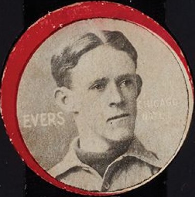 1912 Colgan's Chips Red Border Johnny Evers # Baseball Card
