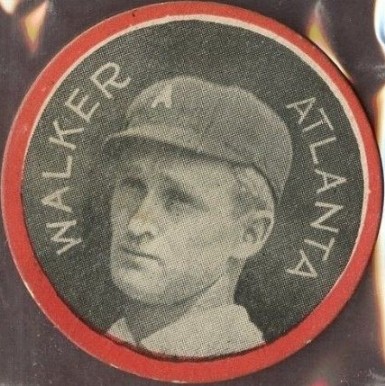 1912 Colgan's Chips Red Borders Walker, Atlanta #212 Baseball Card