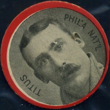 1912 Colgan's Chips Red Borders Titus, Phil'a Nat'L #207 Baseball Card