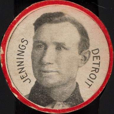 1912 Colgan's Chips Red Borders Hugh Jennings #98 Baseball Card