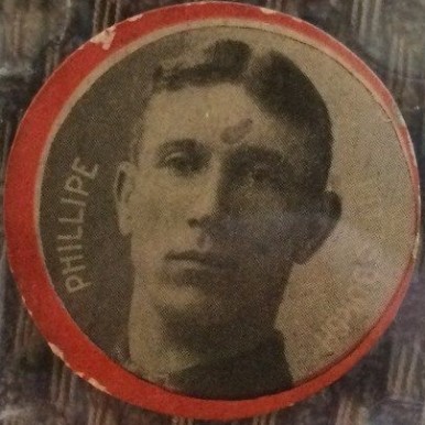 1912 Colgan's Chips Red Borders Decon Phillippe #163 Baseball Card
