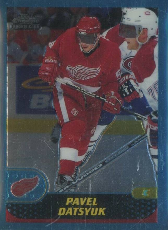 2001 Topps Chrome Pavel Datsyuk #167 Hockey Card