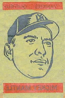 1965 Topps Transfers Mickey Mantle #40 Baseball Card