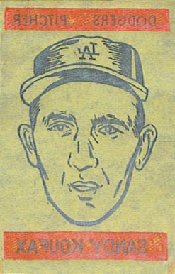 1965 Topps Transfers Sandy Koufax #37 Baseball Card
