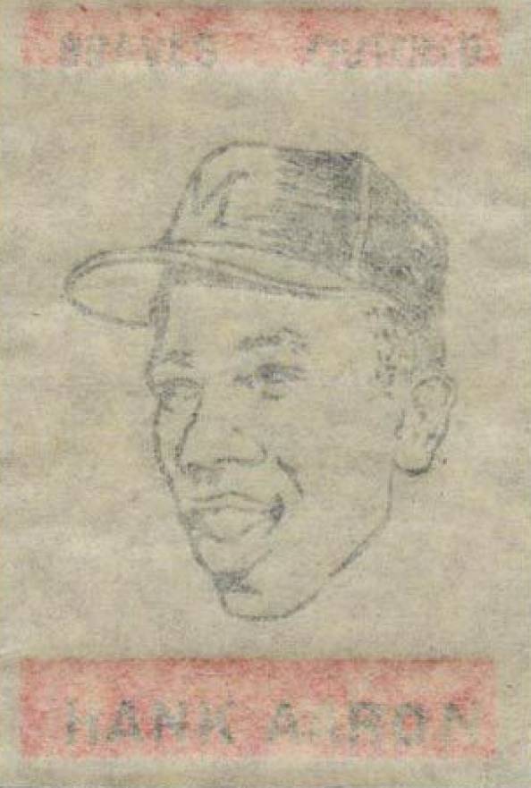 1965 Topps Transfers Hank Aaron #1 Baseball Card