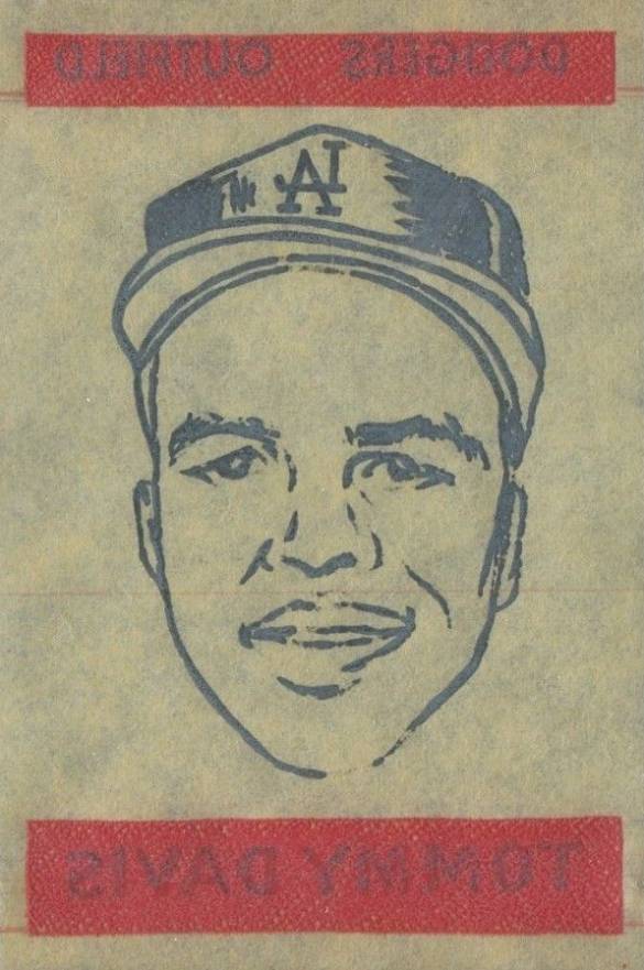 1965 Topps Transfers Tommy Davis #21 Baseball Card