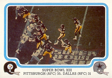1979 Fleer Team Action Super Bowl XIII #69 Football Card