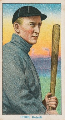 1910 Red Cross Tobacco Type 2 Blue Type Ty Cobb # Baseball Card