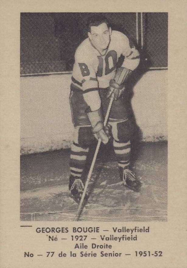 1951 Laval Dairy QSHL Bob Friday #87 Hockey Card