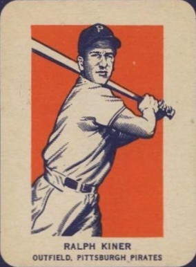 1952 Wheaties Ralph Kiner # Baseball Card