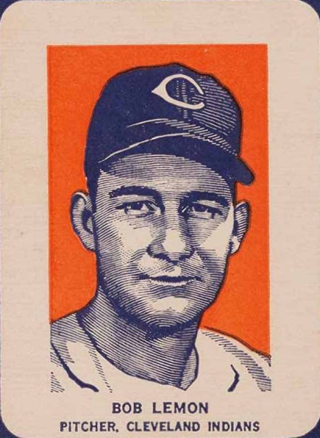 1952 Wheaties Bob Lemon # Baseball Card
