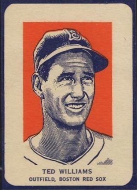 1952 Wheaties Ted Williams # Baseball Card