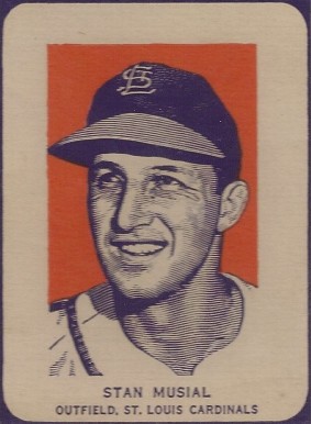 1952 Wheaties Stan Musial # Baseball Card