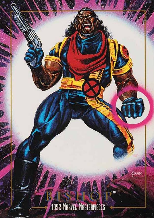 1992 Marvel Masterpieces Bishop #6 Non-Sports Card