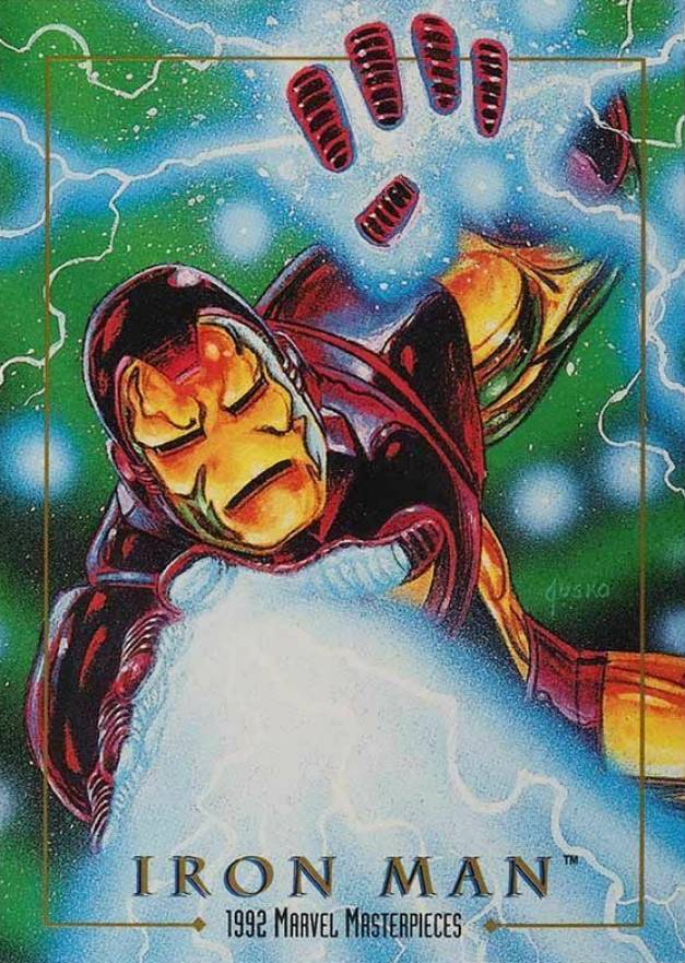 Mojo 1992 Marvel Masterpieces Base Card 53 Jusko 