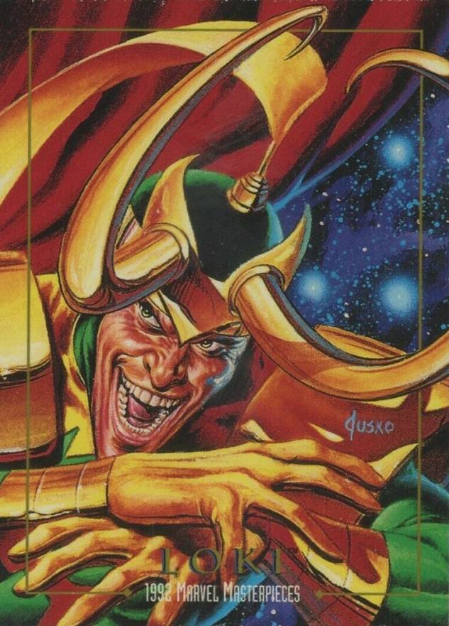 1992 Marvel Masterpieces Loki #50 Non-Sports Card
