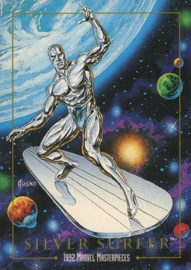 1992 Marvel Masterpieces Silver Surfer #90 Non-Sports Card