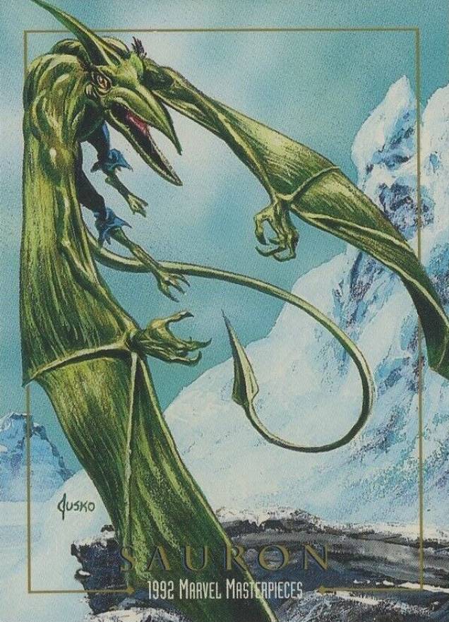 1992 Marvel Masterpieces Sauron #76 Non-Sports Card