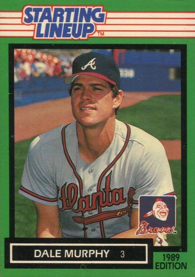 1989 Kenner Starting Lineup Dale Murphy # Baseball Card