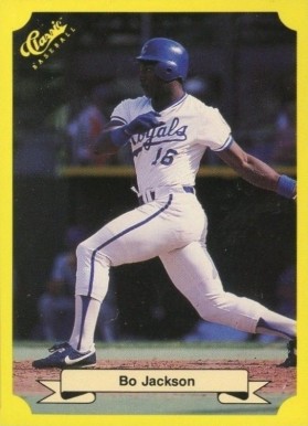 1987 Classic Travel Update Yellow Bo Jackson #109 Baseball Card