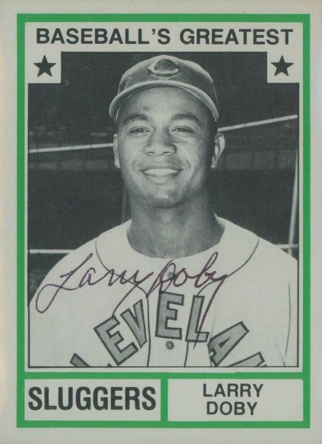 1982 TCMA Baseball's Greatest Sluggers Larry Doby #36 Baseball Card