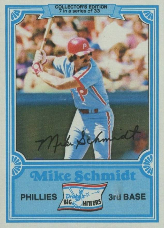 1981 Drake's Mike Schmidt #7 Baseball Card