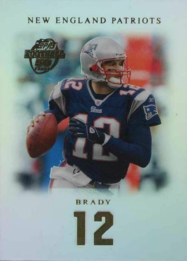 2005 Topps Tribute Tom Brady #10 Football Card