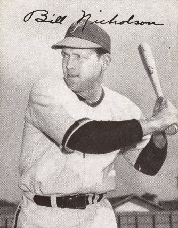 1949 Sealtest Phillies Bill Nicholson # Baseball Card