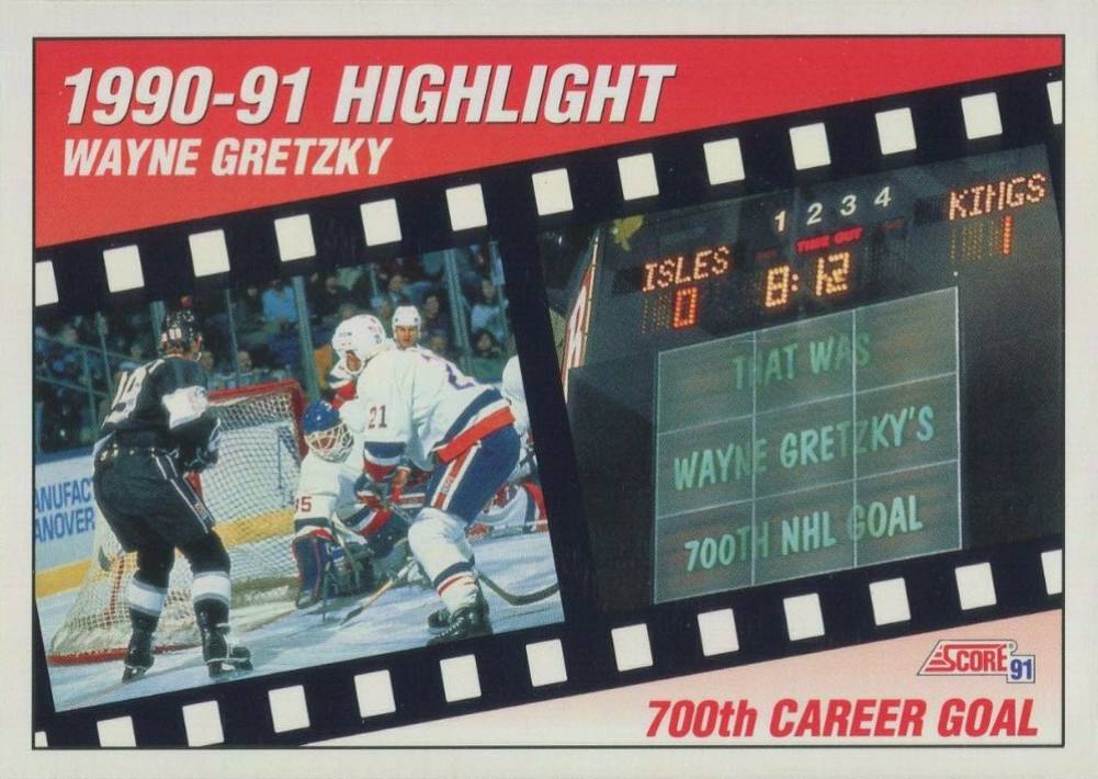 1991 Score Canadian Wayne Gretzky #303 Hockey Card