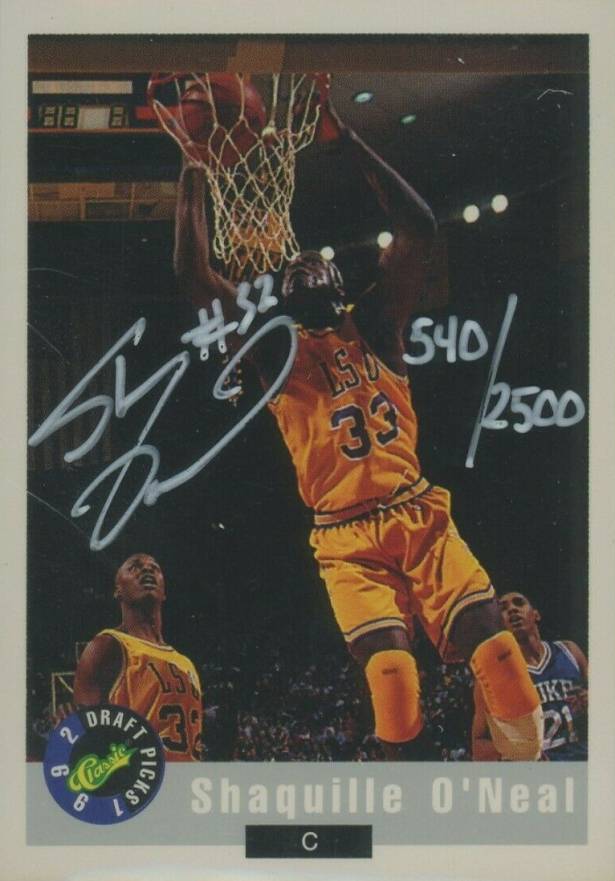 1992 Classic Promos Shaquille O'Neal #1 Basketball Card