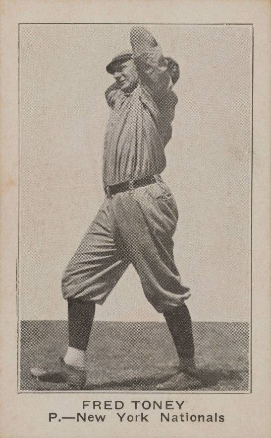 1921 Clarks Bread Fred Toney #183 Baseball Card