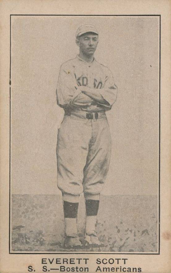 1921 Clarks Bread Everett Scott #156 Baseball Card