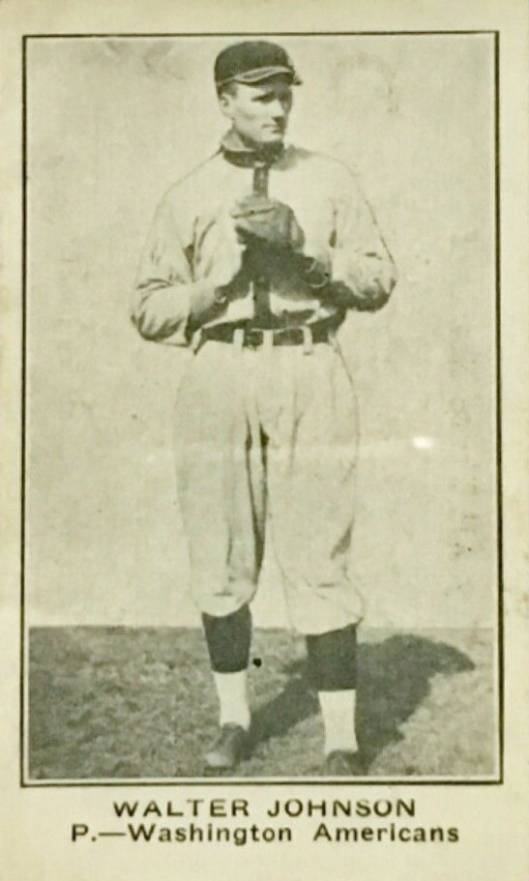1921 Clarks Bread Walter Johnson #79 Baseball Card