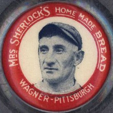 1924 Mrs. Sherlock Bread Pins Honus Wagner # Baseball Card