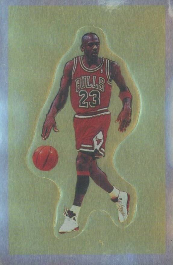 1991 Panini Sticker Spanish Michael Jordan #190 Basketball Card