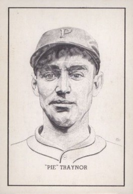 1950 Callahan Hall of Fame Pie Traynor # Baseball Card