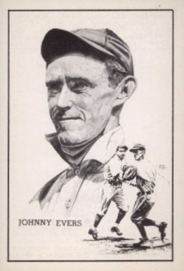 1950 Callahan Hall of Fame Johnny Evers # Baseball Card
