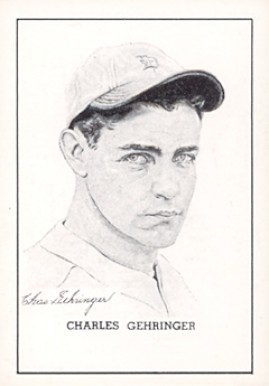 1950 Callahan Hall of Fame Charles Gehringer # Baseball Card
