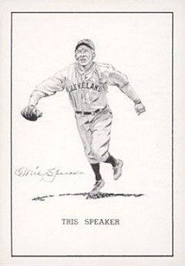 1950 Callahan Hall of Fame Tris Speaker # Baseball Card