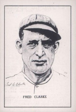 1950 Callahan Hall of Fame Fred Clarke # Baseball Card