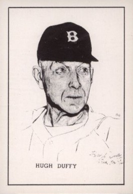1950 Callahan Hall of Fame Hugh Duffy # Baseball Card