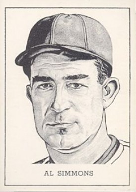1950 Callahan Hall of Fame Al Simmons # Baseball Card