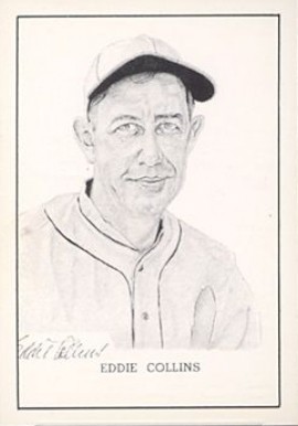 1950 Callahan Hall of Fame Eddie Collins # Baseball Card