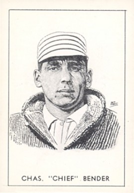 1950 Callahan Hall of Fame Chas. "Chief" Bender # Baseball Card