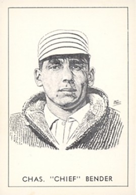 1950 Callahan Hall of Fame Chas. "Chief" Bender # Baseball Card